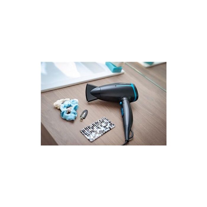 Secador de Viaje Beurer 1600W Plegable, Voltaje Dual, Color Negro Turquesa - Ideal para Cabello Sedoso 2 Secador de Viaje Beurer 1600W Plegable, Voltaje Dual, Color Negro Turquesa - Ideal para Cabello Sedoso 2