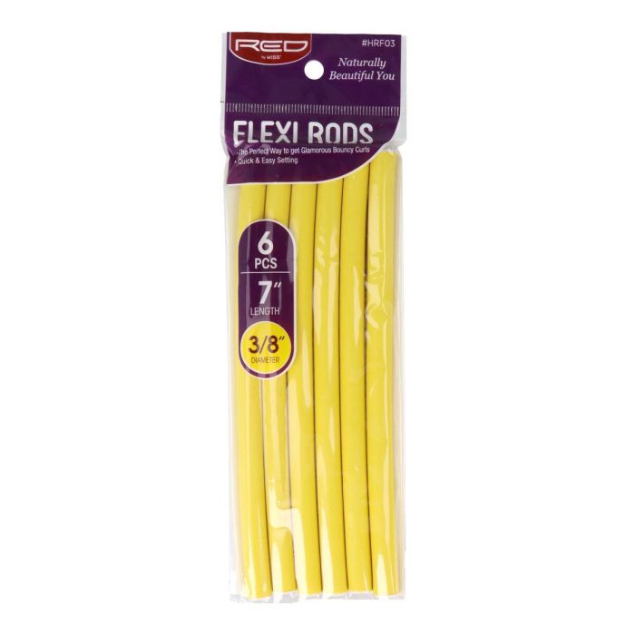 Red Kiss Flexi Rods 7" 3.8 6 Pcs Yellow Red Kiss Flexi Rods 7" 3.8 6 Pcs Yellow