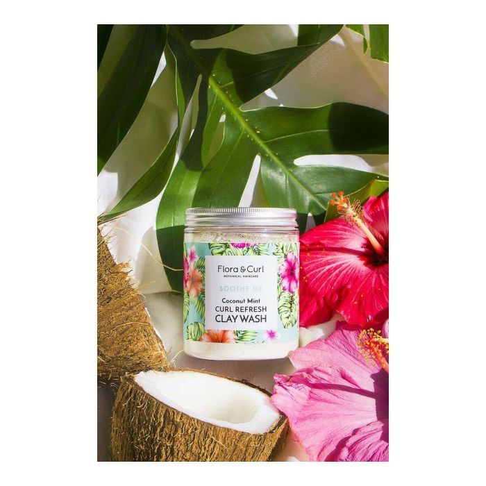 Mascarilla Capilar Anticaída Flora & Curl Soothe Me 260 g Coco Menta Arcilla Refrescante 4 Mascarilla Capilar Anticaída Flora & Curl Soothe Me 260 g Coco Menta Arcilla Refrescante 4