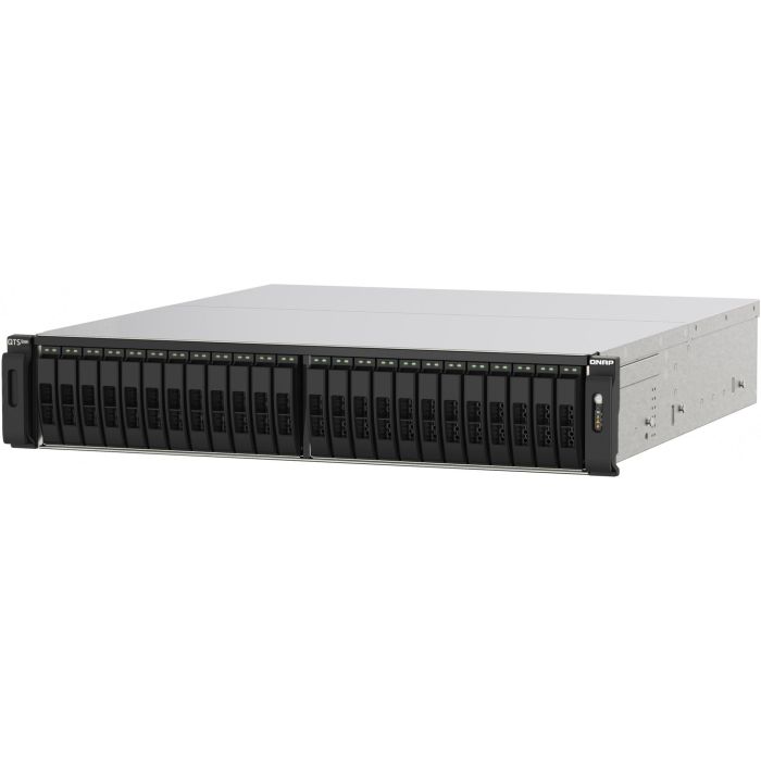 QNAP TS-h2490FU-7302P-128G NAS all-flash 24-Bay AMD EPYC 7302P NVMe Gen3x4 128GB RAM 2x2.5GbE LAN 4x25GbE SFP28 4