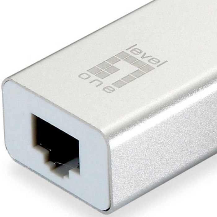 Level One Adaptador Usb 3.0 A Gigabit Ethernet Con 3 Puertos Usb 3.0 1