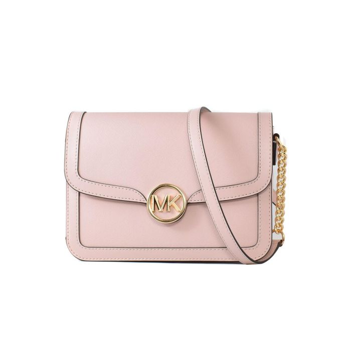 Bolso Bandolera Michael Kors Leida Rosa 23 x 17 x 6 cm 0 Bolso Bandolera Michael Kors Leida Rosa 23 x 17 x 6 cm 0