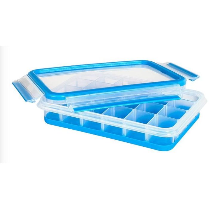 Emsa 514549 Clip & Close Eiswrfelbox mit Deckel 2