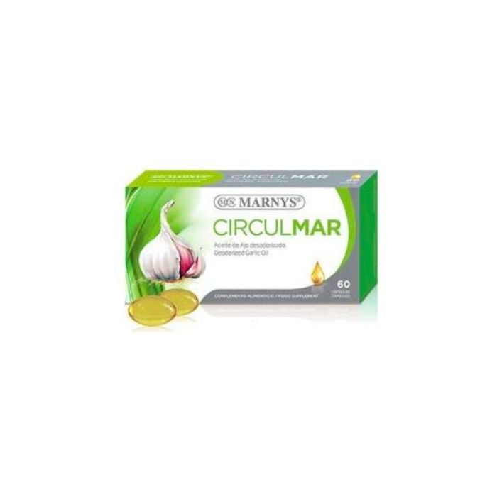 MARNYS Circulmar Aceite de Ajo Desodorizado Salud Cardiovascular 60 Perlas