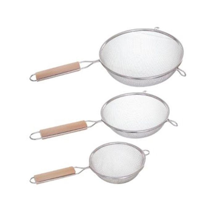 5Five Set 3 coladores inoxidable y madera Ø12 cm / 16 cm / 20 cm 0 5Five Set 3 coladores inoxidable y madera Ø12 cm / 16 cm / 20 cm 0