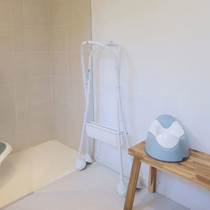 Beaba Reposapiés para bañera Camélé'O, plegable, blanco - BEA3384349204075