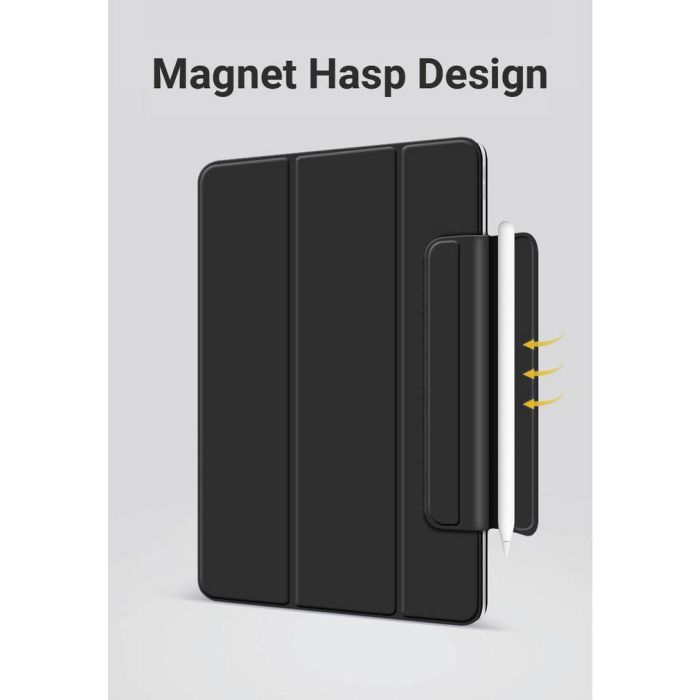 eSTUFF Funda magnética para iPad Pro 11 2022/2021/2020 - Extremadamente delgada con gancho para Apple Pencil - Negra 4 eSTUFF Funda magnética para iPad Pro 11 2022/2021/2020 - Extremadamente delgada con gancho para Apple Pencil - Negra 4