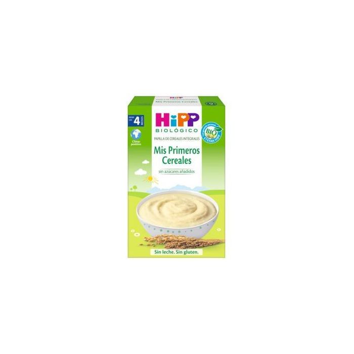 HIPP Papilla Mis Primeros Cereales Bio Sin Gluten, Arroz, Maíz y Mijo, +4 Meses, Sin Azúcares Añadidos, 200g
