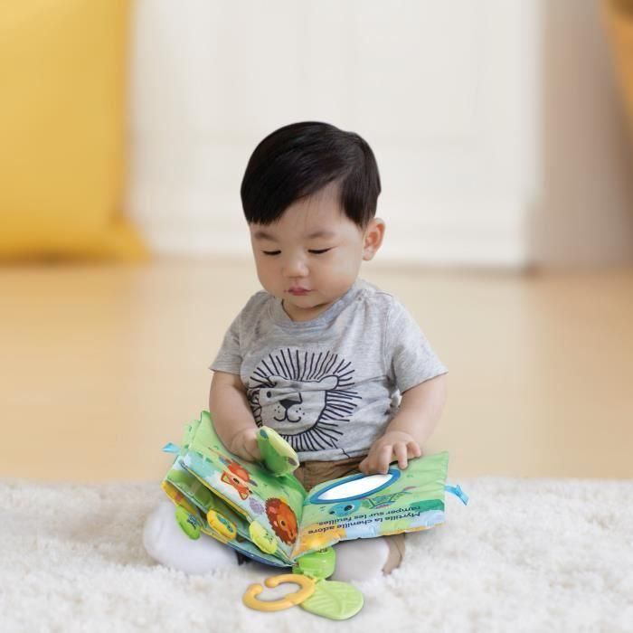 Vtech Baby Libro Interactivo Toudoux de Loulous - Libro de Tela Hablado y Musical sobre Naturaleza y Animales (6-36 meses) 1 Vtech Baby Libro Interactivo Toudoux de Loulous - Libro de Tela Hablado y Musical sobre Naturaleza y Animales (6-36 meses) 1