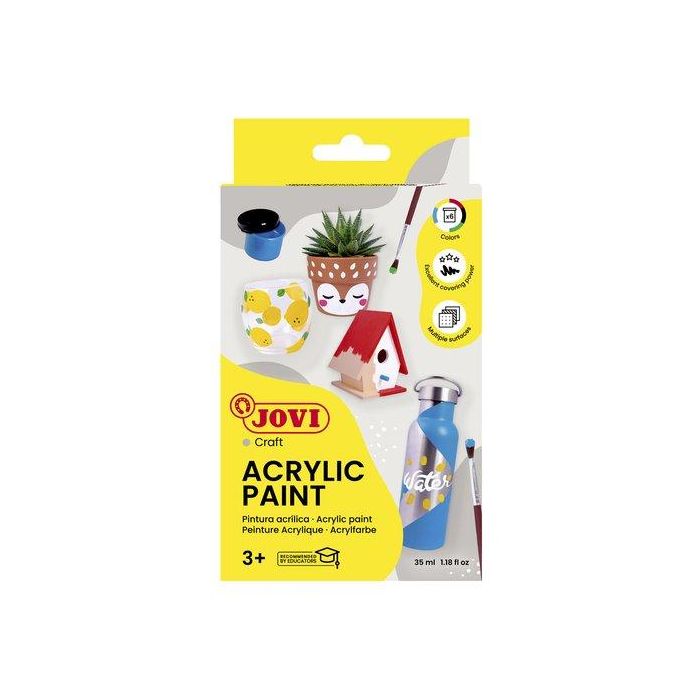 Pintura Latex Jovi Decor 55 Ml (Bote) Caja De 6
