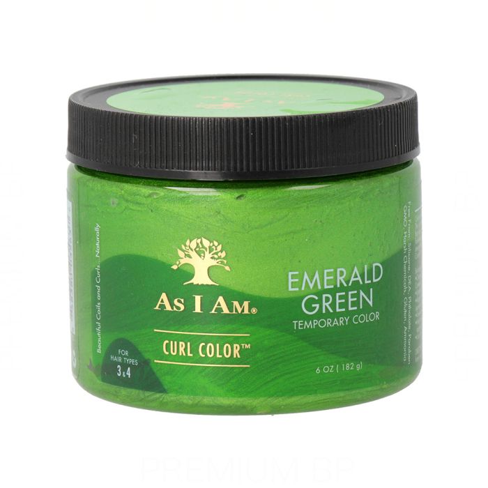 As I Am Curl Color Tinte Color Temporal Emerald Green 182 g As I Am Curl Color Tinte Color Temporal Emerald Green 182 g