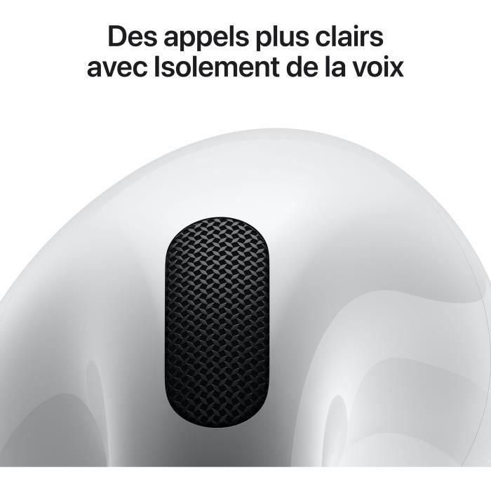 Auriculares con Micrófono Apple AirPods 4 Blanco 4