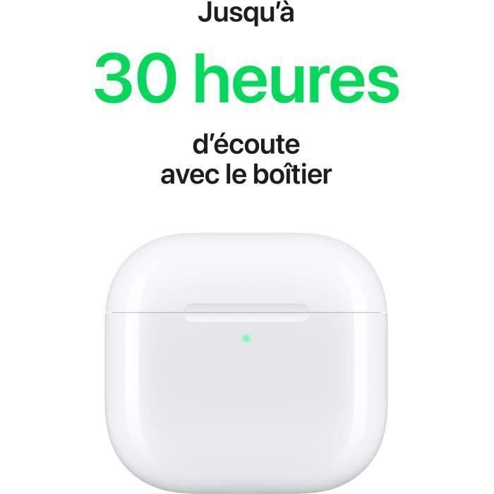 Auriculares con Micrófono Apple AirPods 4 Blanco 5