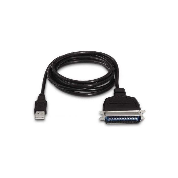 Cable Conversor impresora Aisens A104-0038/ USB Macho - CN36 Macho/ Negro 1
