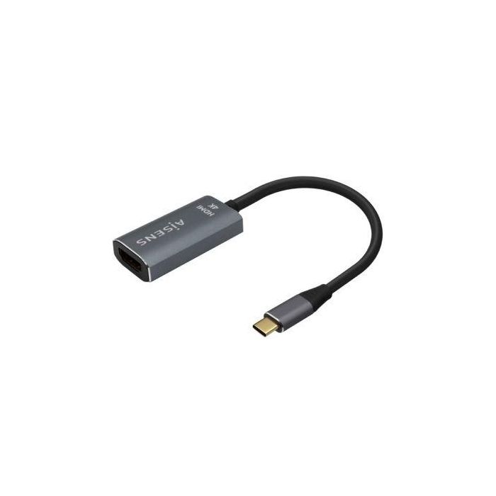 Conversor HDMI 4K 60Hz Aisens A109-0683/ HDMI Hembra - USB Tipo-C Macho/ 15cm/ Gris 1