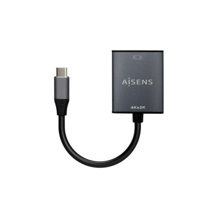 Conversor HDMI 4K 30Hz Aisens A109-0685/ HDMI Hembra - USB Tipo-C Macho/ 15cm/ Gris