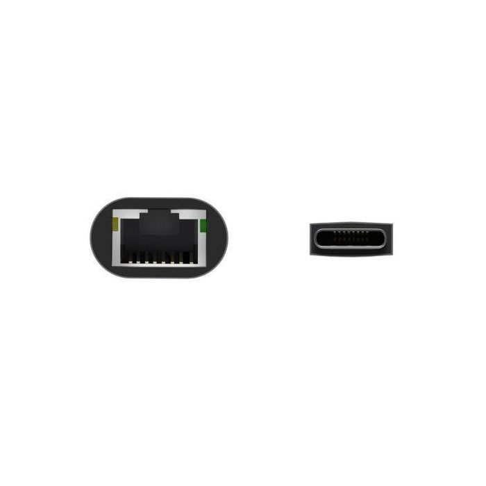 Adaptador USB Tipo-C Aisens A109-0709/ USB Tipo-C Macho - RJ45 Hembra/ 1000Mbps/ 15cm/ Gris 2