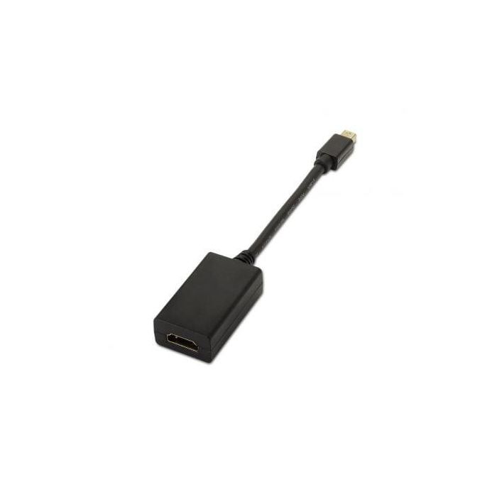 Cable Conversor Aisens A125-0137/ Mini DisplayPort Macho - HDMI Hembra/ 15cm/ Negro 1