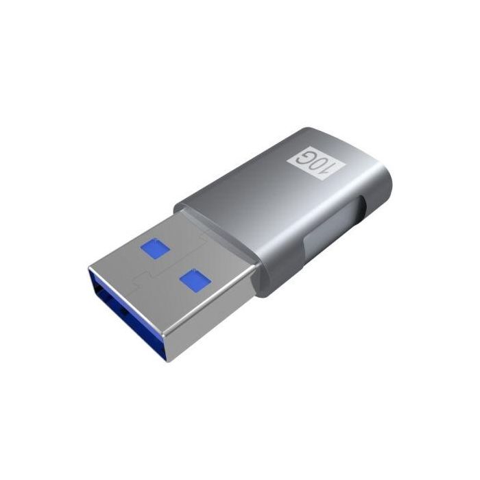 Adaptador USB 3.2 GEN2 Aisens A108-0655/ USB Tipo-C Hembra - USB Macho 1