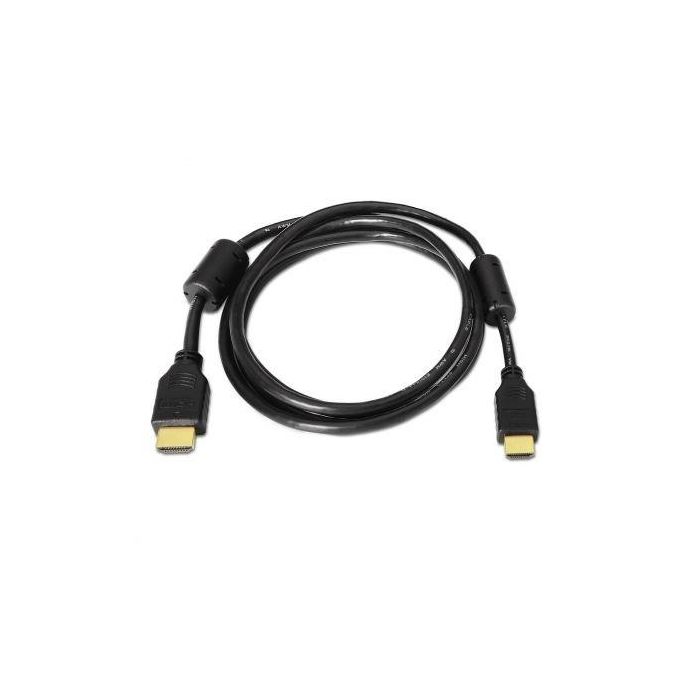 Cable HDMI 1.4 Aisens A119-0098/ HDMI Macho - HDMI Macho/ Hasta 10W/ 720Mbps/ 1.8m/ Negro 1