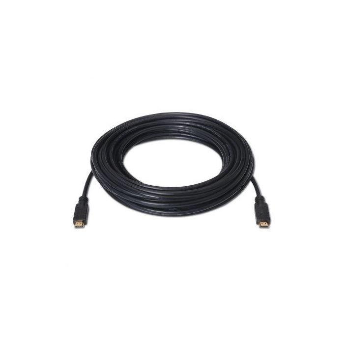 Cable HDMI 1.4 Aisens A119-0104/ HDMI Macho - HDMI Macho/ Hasta 10W/ 720Mbps/ 20m/ Negro 1