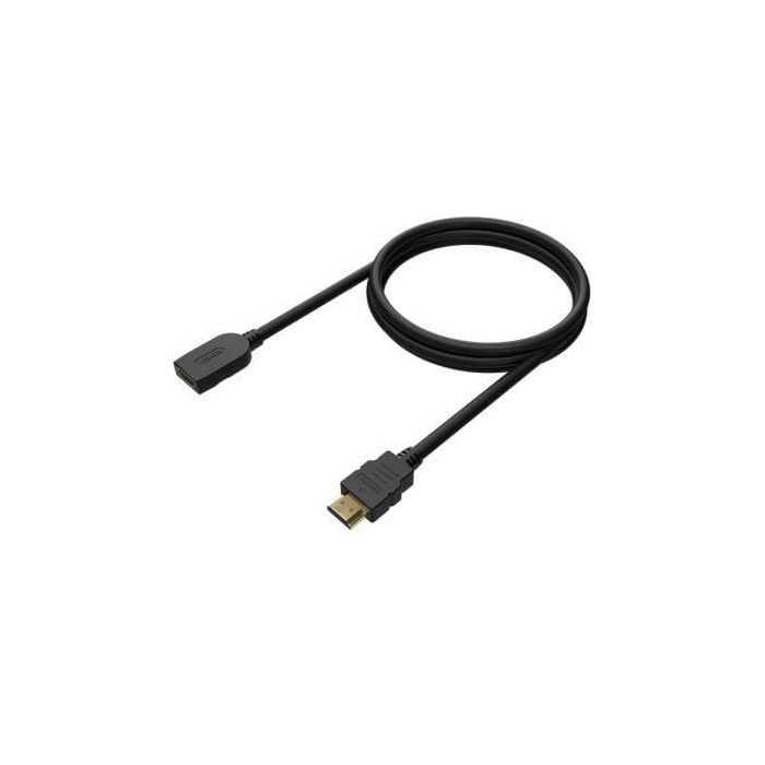 Cable Alargador HDMI Aisens A120-0544/ HDMI Macho - HDMI Hembra/ Hasta 10W/ 2250Mbps/ 1m/ Negro 1