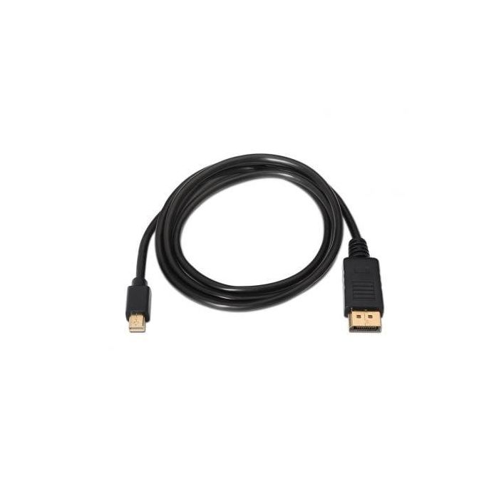 Cable Mini DisplayPort Aisens A124-0131/ DisplayPort Macho - Mini DisplayPort Macho/ Hasta 5W/ 2300Mbps/ 2m/ Negro 1