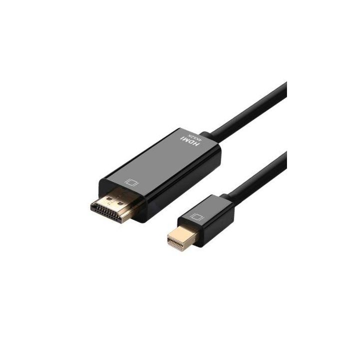 Cable Conversor Aisens A125-0458/ Mini DisplayPort Macho - HDMI Macho/ Hasta 5W/ 2300Mbps/ 3m/ Negro