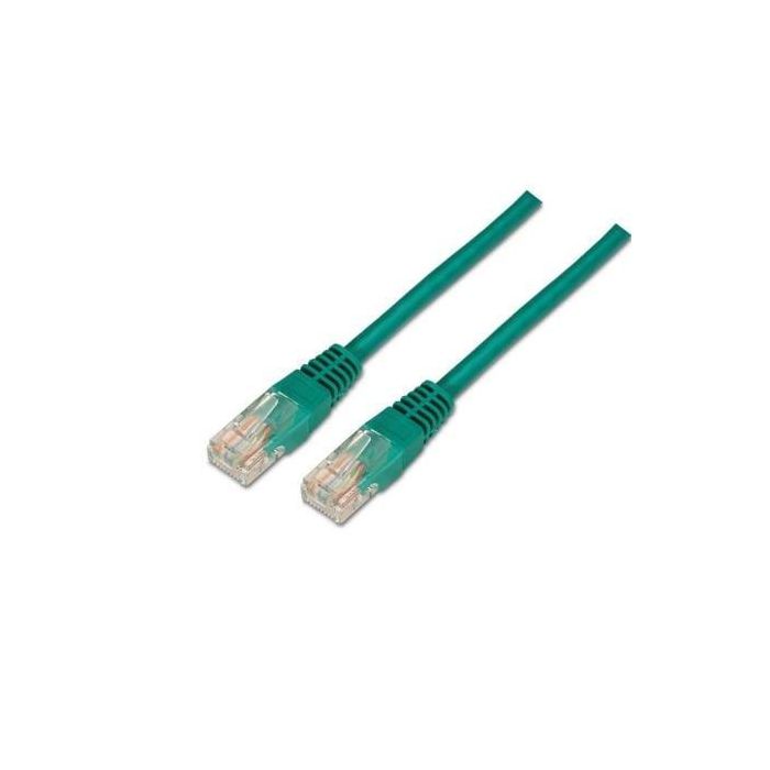Cable de Red RJ45 UTP Aisens A133-0193 Cat.5e/ 50cm/ Verde