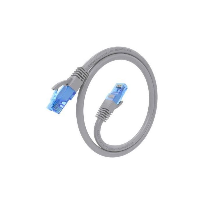 Cable de Red RJ45 AWG26 CCA UTP Aisens A135-0771 Cat.6/ 25cm/ Gris 1