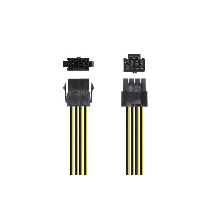 Cable de Alimentación Microprocesador Aisens A131-0419/ Molex -4+4 PIN Macho - Molex 8 PIN Hembra/ 30cm 1