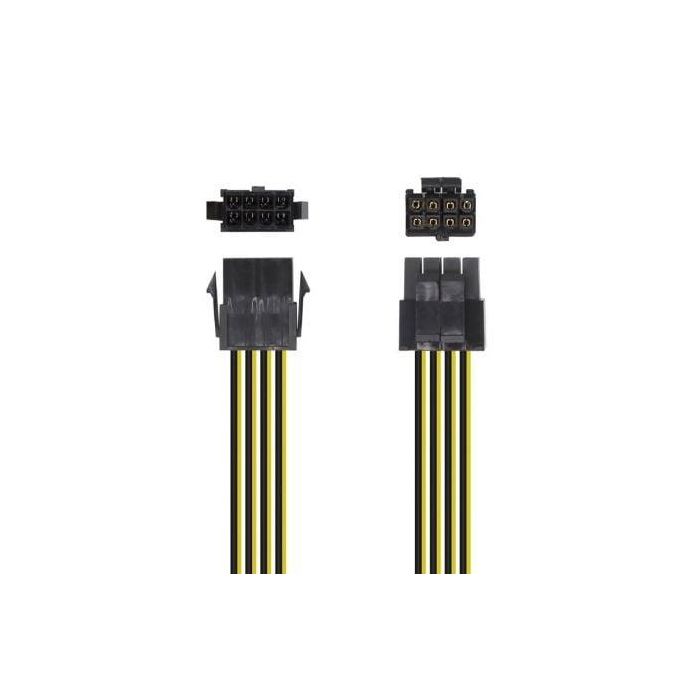 Cable de Alimentación Microprocesador Aisens A131-0419/ Molex -4+4 PIN Macho - Molex 8 PIN Hembra/ 30cm 2