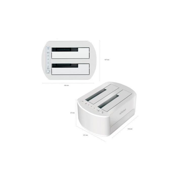 Docking Station para Discos Duros Aisens ASDS-D02W 3