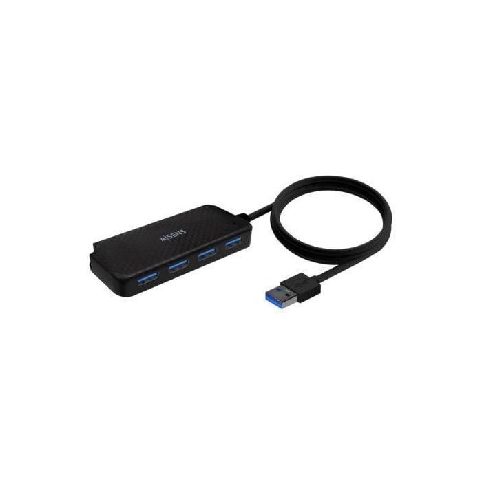 Hub USB Aisens A106-0714 Negro (1 unidad)