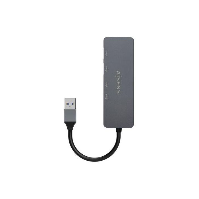 Hub USB 3.2 Aisens A106-0746/ 2xUSB/ 2xUSB Tipo-C/ Gris 1