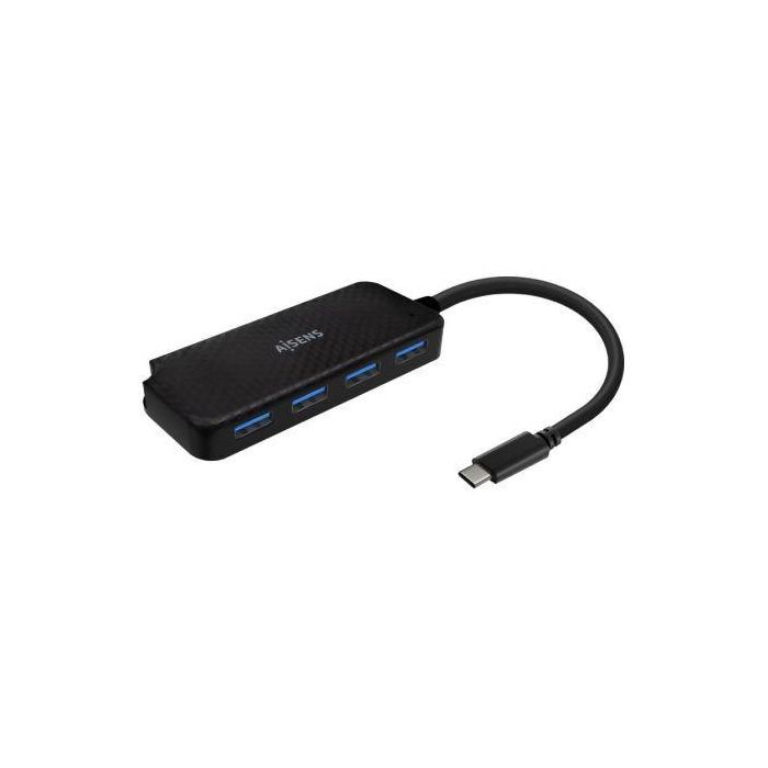 Hub USB Tipo-C Aisens A109-0715/ 4xUSB