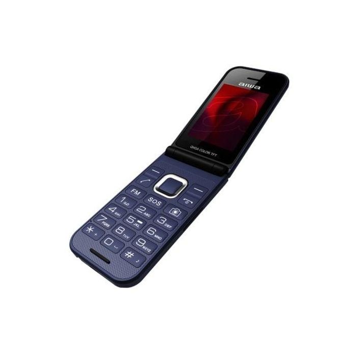 Teléfono Móvil Aiwa FP-24BL para Personas Mayores/ Azul 2