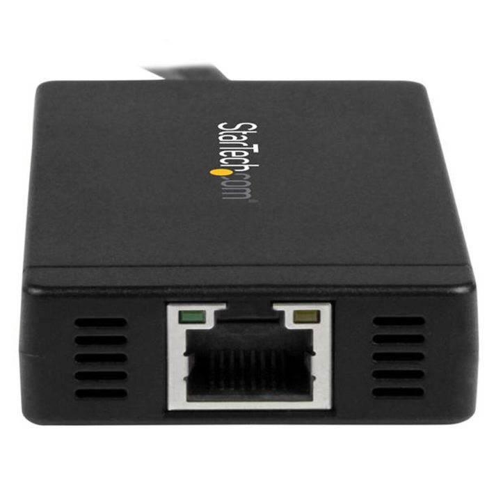 Hub USB Startech HB30C3A1GE Negro 2100 W 1 Hub USB Startech HB30C3A1GE Negro 2100 W 1