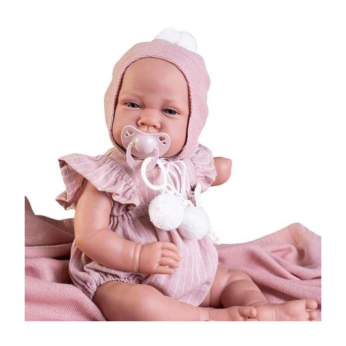 Muñeca recién nacida inclusiva con mantita 42 cm 1 Muñeca recién nacida inclusiva con mantita 42 cm 1