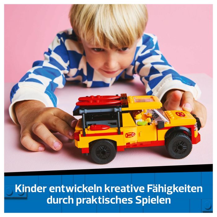 Lego City 60453 Vehículo de Rescate en la Playa Juguete para Niños de 6 Años con Tiburón 22