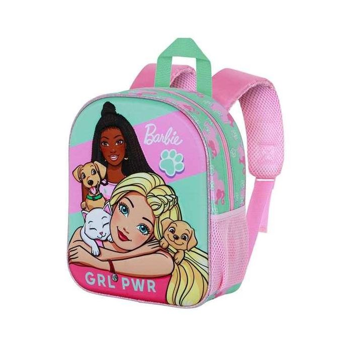 Karactermania Mochila 3D Elite Barbie Pets Rosa 26 x11 x31 cm Preescolar Poliéster EVA 1