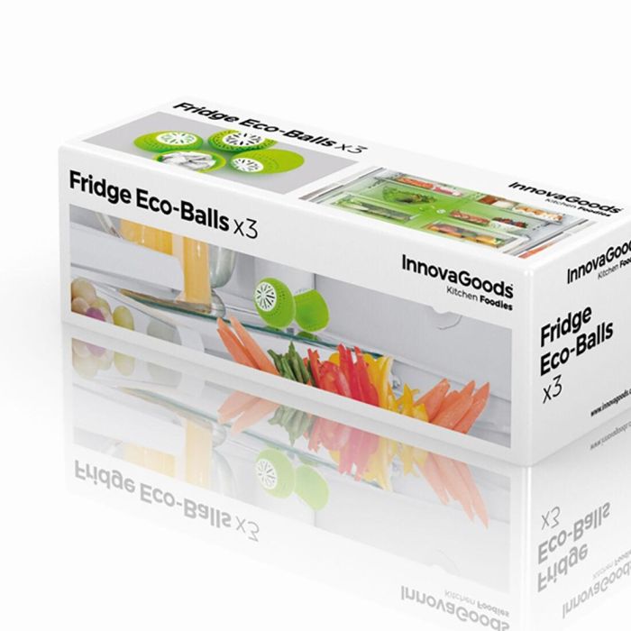 Ecobolas para Frigorífico InnovaGoods 3 Unidades 1 Ecobolas para Frigorífico InnovaGoods 3 Unidades 1