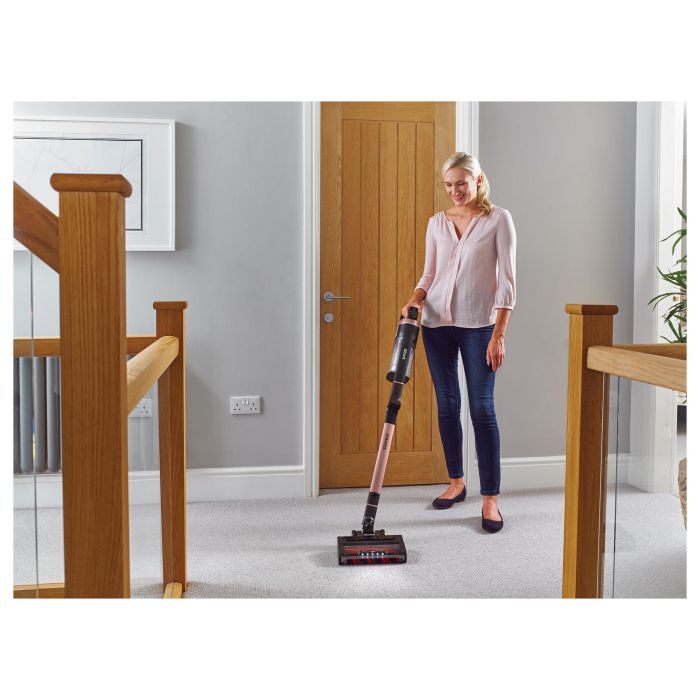 Shark Aspiradora escoba inalámbrica Stratos IZ400EU - Tecnología DuoClean + PowerFins Plus - Iluminación LED