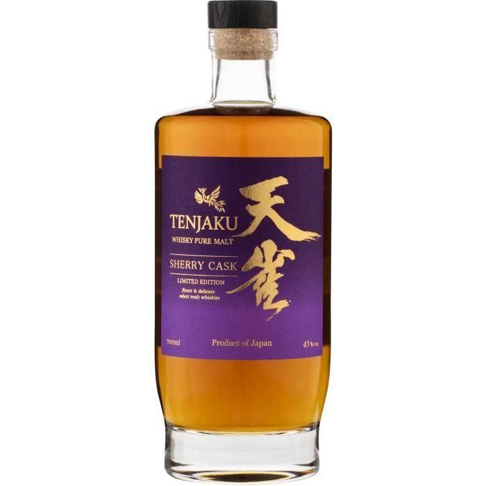 Whisky TENJAKU Puro malta Sherry CASK - 70CL - 43% 2