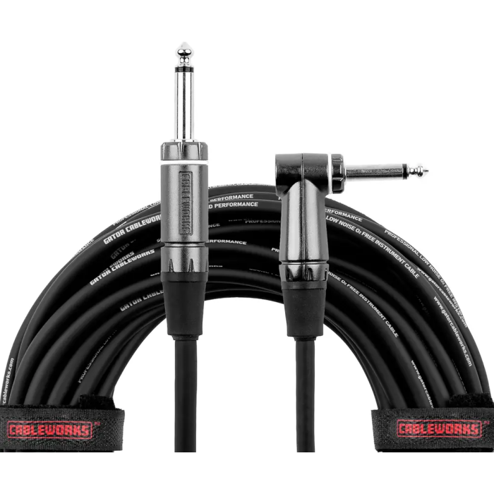 Cableworks Cable de Instrumento Jack Recto/Jack Acodado - 9 M 0 Cableworks Cable de Instrumento Jack Recto/Jack Acodado - 9 M 0