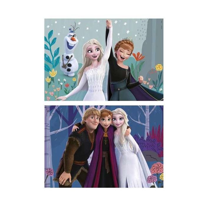 Puzzle 2x25 piezas frozen 1