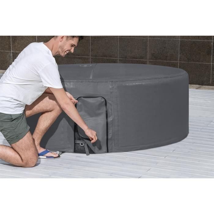 Cubierta térmica para spas redondos 1.80m x 66 cm, compatible con bombas integradas y bombas externas, EnergySense , impermeable 2 Cubierta térmica para spas redondos 1.80m x 66 cm, compatible con bombas integradas y bombas externas, EnergySense , impermeable 2