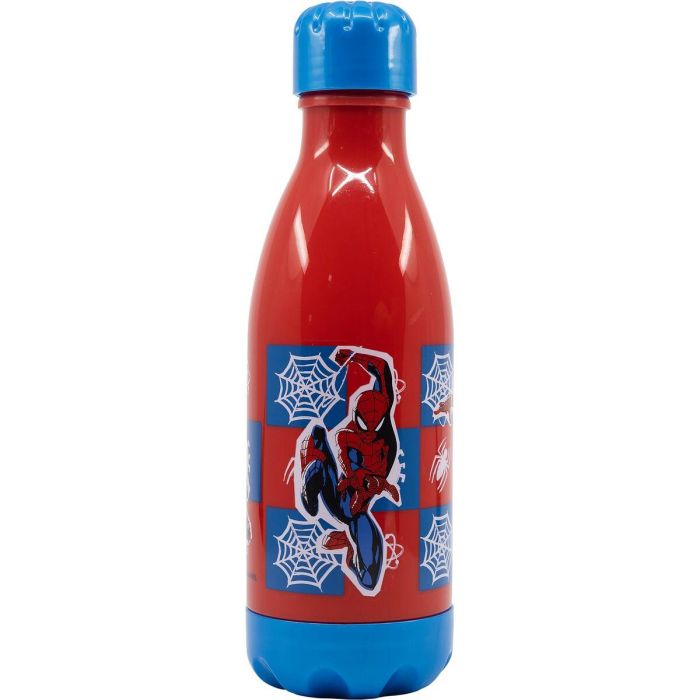 Spiderman CZ11270 Botella de Agua 560 ml de Plástico Alimentario Reutilizable sin BPA con Tapón de Rosca para Niños +3 Años 1 Spiderman CZ11270 Botella de Agua 560 ml de Plástico Alimentario Reutilizable sin BPA con Tapón de Rosca para Niños +3 Años 1