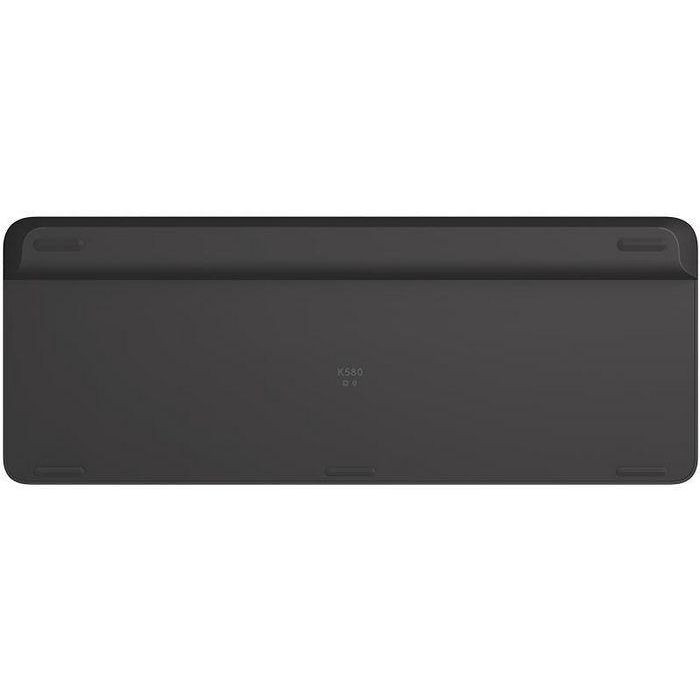 Logitech K580 Slim Multi-Device Teclado Inalámbrico Ultra-Delgado Silencioso con Soporte para Móvil, Teclado Numérico y Conexión Multiplataforma 4 Logitech K580 Slim Multi-Device Teclado Inalámbrico Ultra-Delgado Silencioso con Soporte para Móvil, Teclado Numérico y Conexión Multiplataforma 4