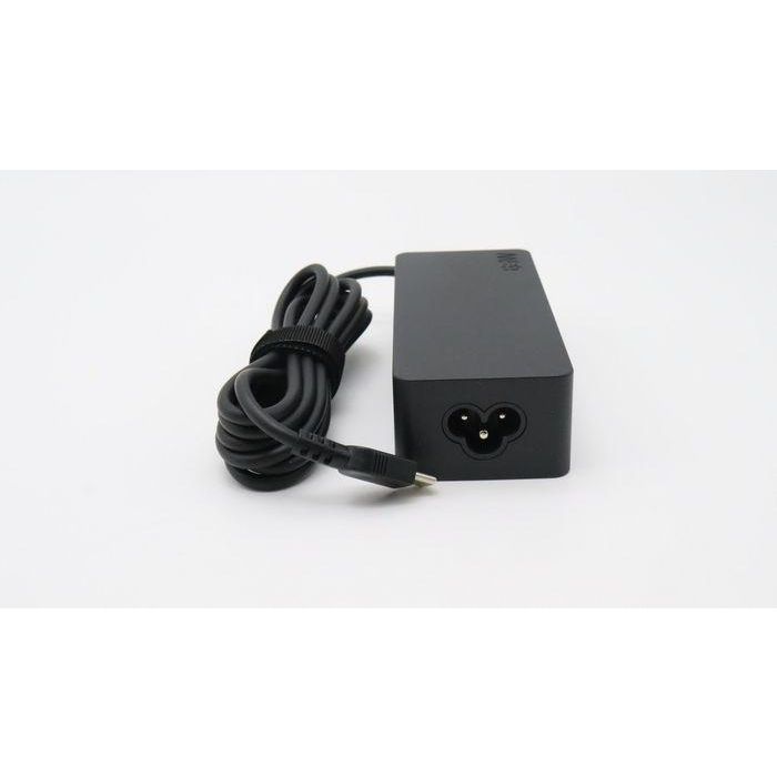 Lenovo 65W AC adapter with Power Delivery, 3 output voltages (20V, 15V, 9V, 5V), 3-pin design, worldwide compatibility. 3 Lenovo 65W AC adapter with Power Delivery, 3 output voltages (20V, 15V, 9V, 5V), 3-pin design, worldwide compatibility. 3